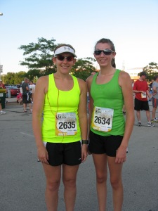 Crystal and I after the race!